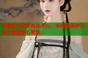 美国国内现萝莉岛平台：未成年保护与案件揭露核心聚焦