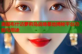 美国布什访萝莉岛战略基地揭秘平台功能与用途