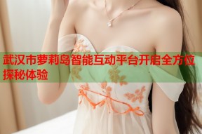 武汉市萝莉岛智能互动平台开启全方位探秘体验