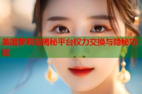 美国萝莉岛揭秘平台权力交换与隐秘功能