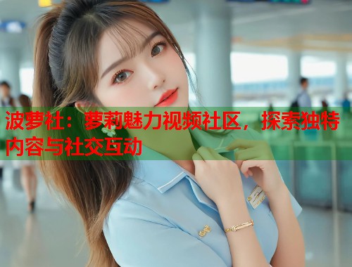 波萝社：萝莉魅力视频社区，探索独特内容与社交互动  第2张