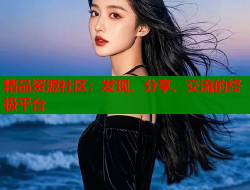 精品资源社区：发现、分享、交流的终极平台  第1张